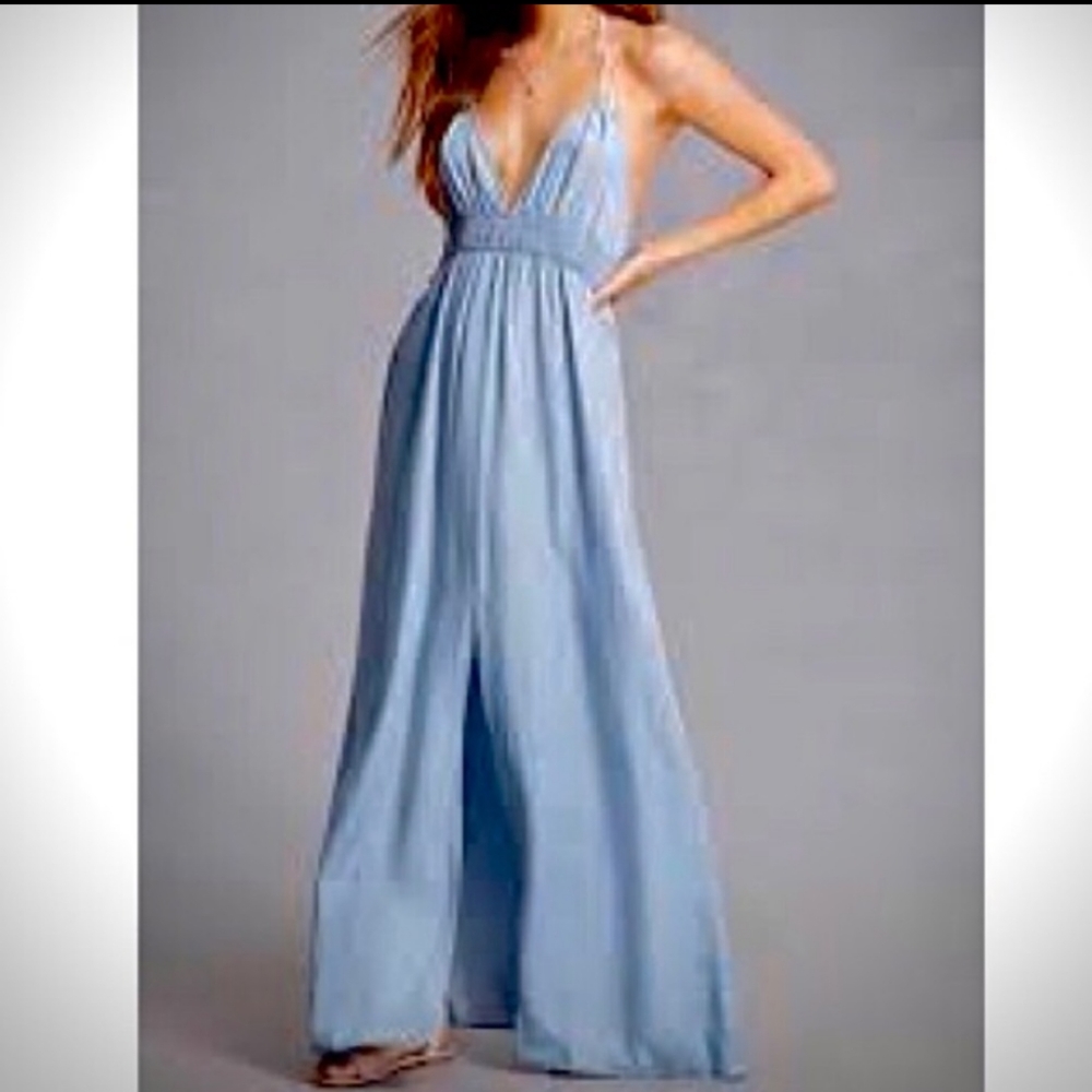 Lovestitch Chambray Maxi Dress